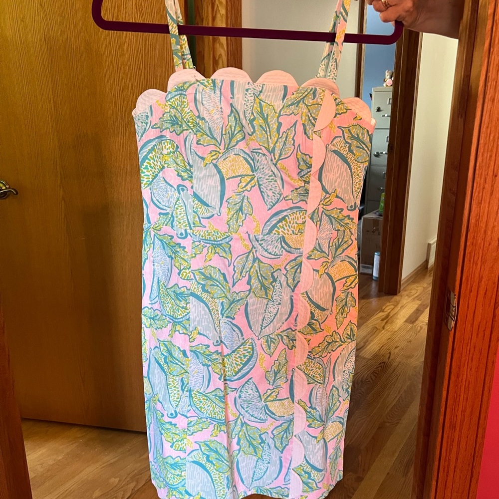 Lilly Pulitzer Multicolor Dress with Scalloped Neckline